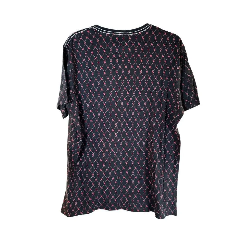 TRUE RELIGION Men’s Buddha Logo Monogram T-Shirt / Size: XL
